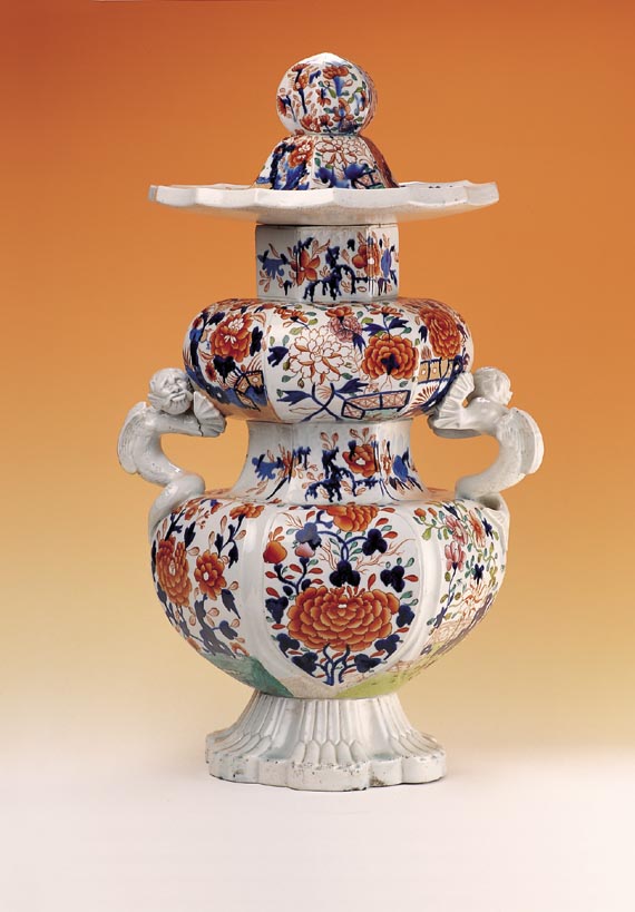 Impressive Mason's Double Gourd Vase