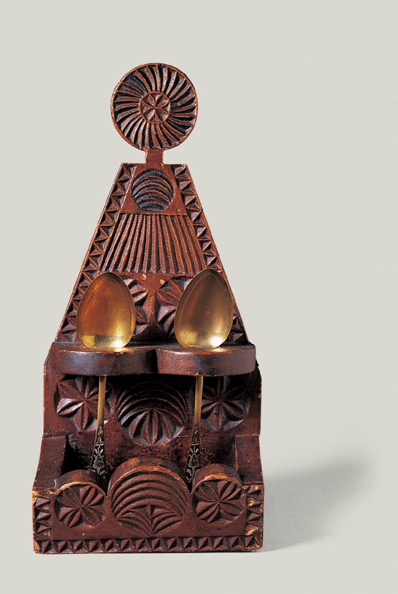 Chip Carved Pennsylvania Spoon Rack