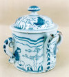 A Fine Bristol Delft Straight Sided Posset Pot