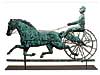 Horse and Sulky Weathervane