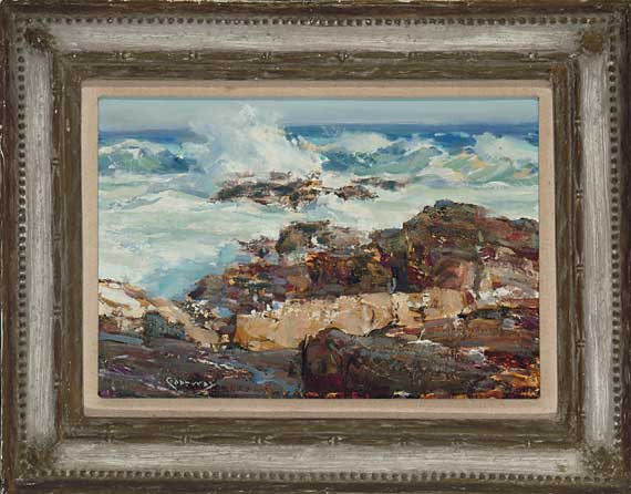 Summer Sea Spray and Rocks