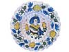 Lobed Polychrome Delft Charger
