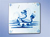 Set of 20 Blue and White Delft Tiles