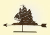 Large Sailing Ship Weathervane