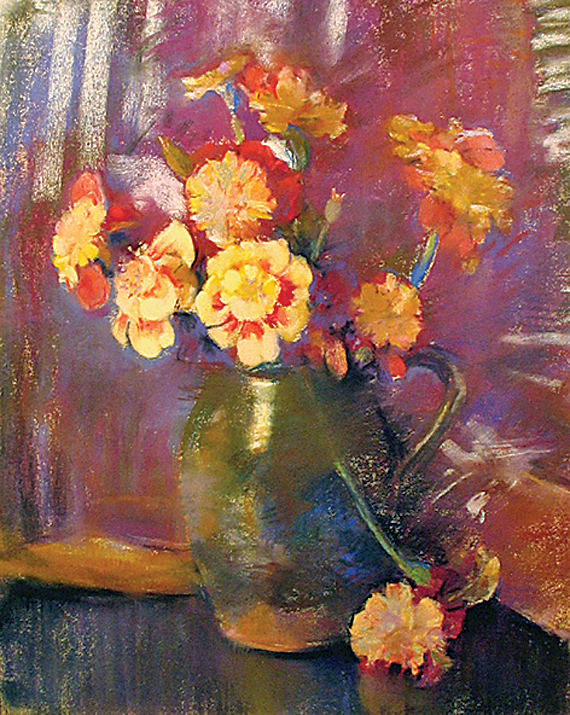 Still Life with Flowers in an Earthenware Jug
