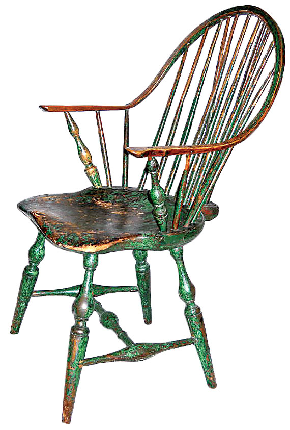 Braced Back, Continuous-Arm Windsor Chair