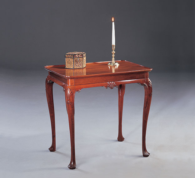 Queen Anne Mahogany Tea Table