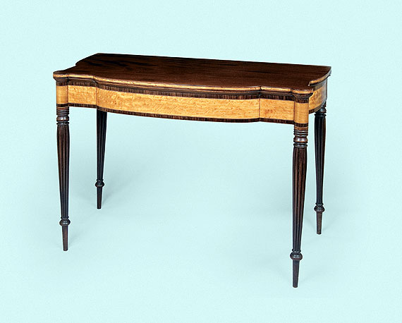 Exceptional Massachusetts Mahogany Card Table
