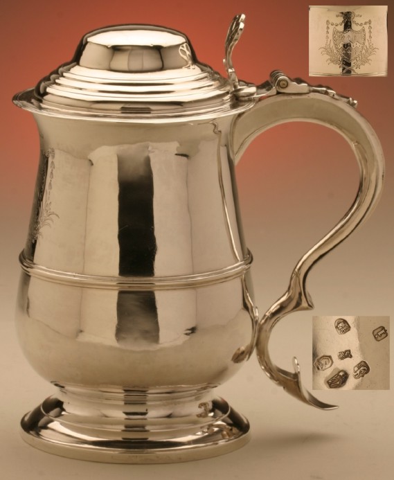 Hester Bateman Silver Tankard