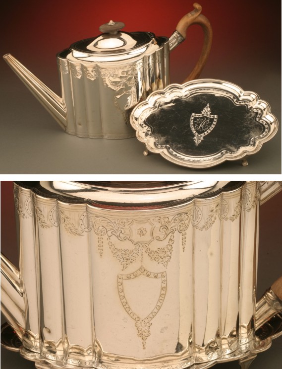 Silver Teapot & Stand