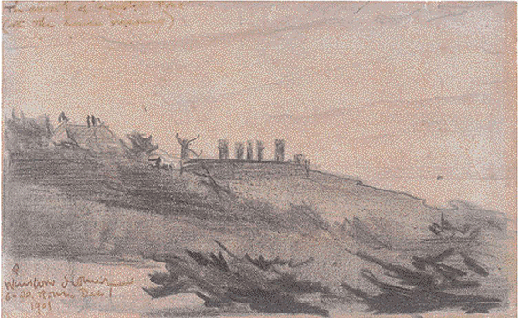 House Raising, Prout's Neck, Maine