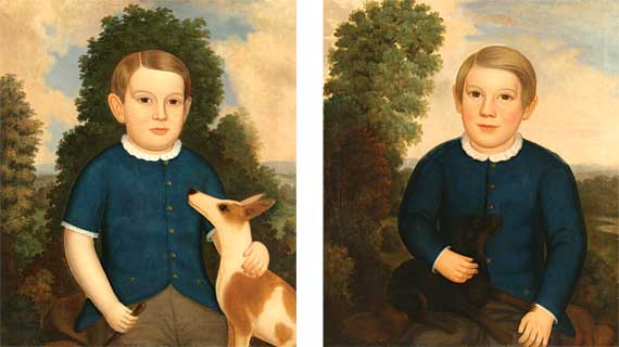 A Pair of Portraits of Brothers