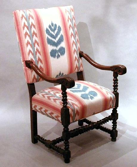 Chair, Walnut Armchair, France