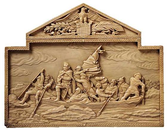 Carved Ivory Depiction of George Washington