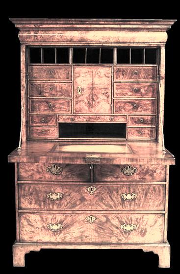 William & Mary Fallfront Escritoire