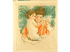 <i>Nude Dark Eyed Little Girl with Mother...</i>