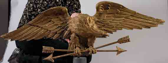 Carved and Gilded Eagle for the American Market