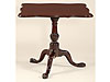 Chippendale Mahogany Tilt-Top Tea Table