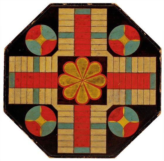 A Bold and Dynamic Painted Game Board