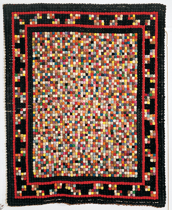 Unusual Puff-Ball Quilt