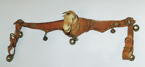 A Rare Horse Head Harness Toy