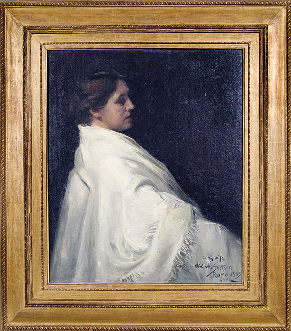 Portrait of the Artist's Wife, Grace Ellery Channing Stetson