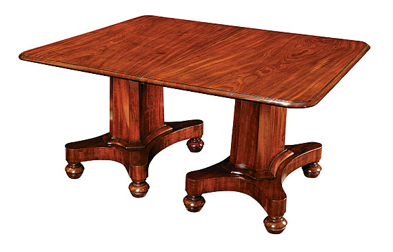 Rare Boston Mahogany Dining Table