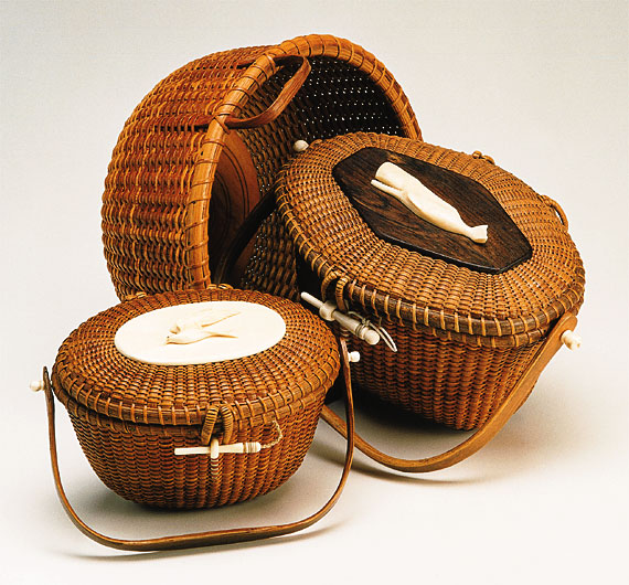 Selection of Nantucket Lightship Baskets