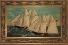 Portrait of Two Clipper Hull Schooners