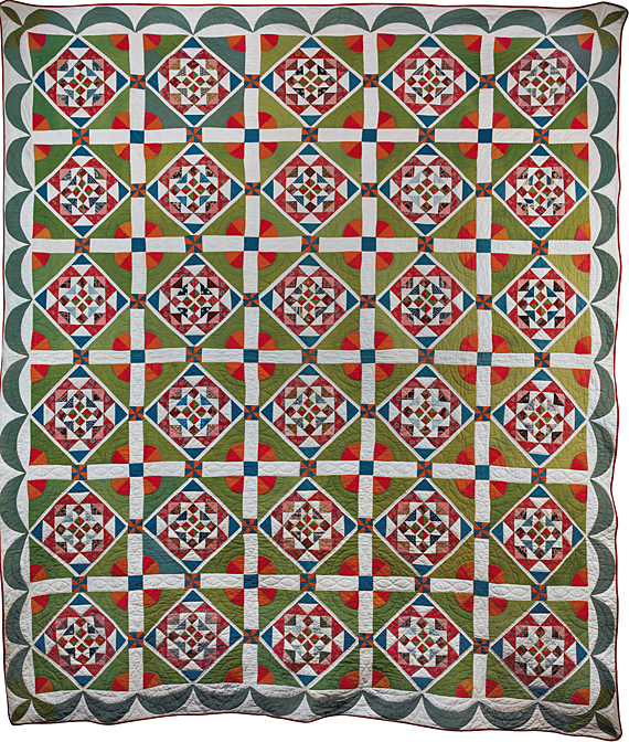 Original Pattern Quilt from Massachusetts, Circa 1850