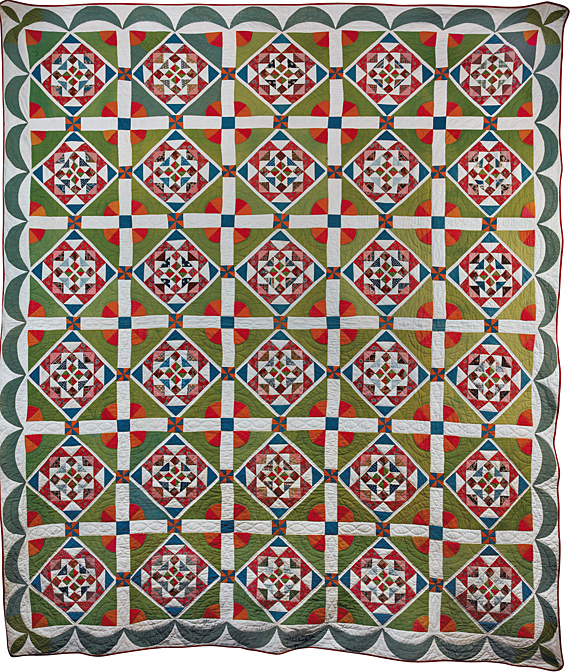 Original Pattern Quilt from Massachusetts, Circa 1850