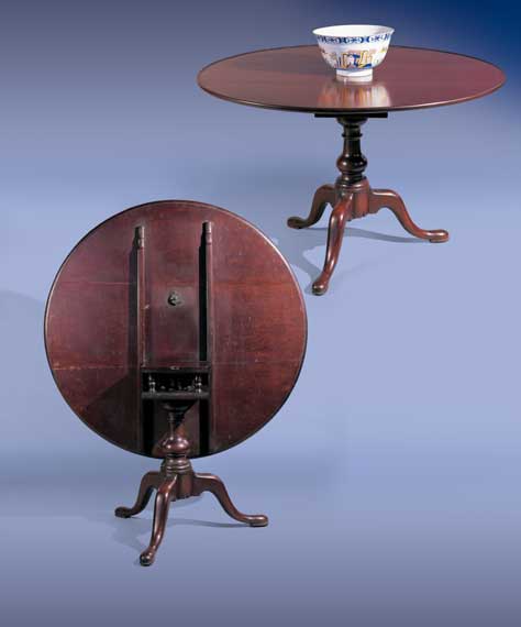 Cherry Dish-Top Tea Table