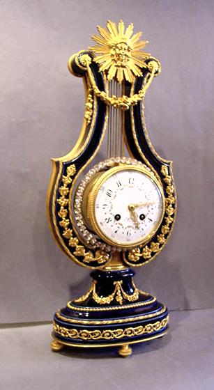 A fine French Lyre Clock