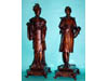 A Pair Oriental bronze figures
