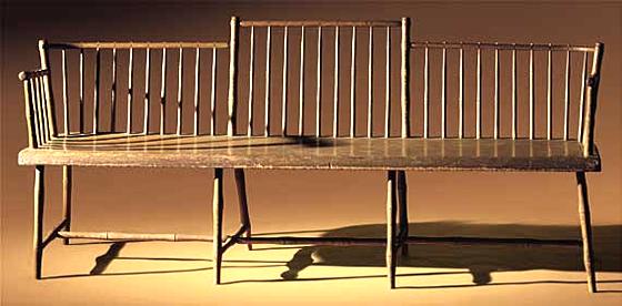 Windsor Bamboo Turned Settee