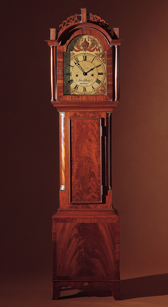 Federal Mahogany Dwarf Clock