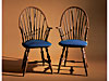 Matched Pair of Brace-Back Windsor Armchairs