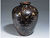 Painted Black-Glazed Jizhou Jar