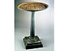 ANTIQUE CAST IRON BIRD BATH