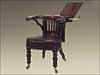 Regency, Mahogany Library Reading Chair