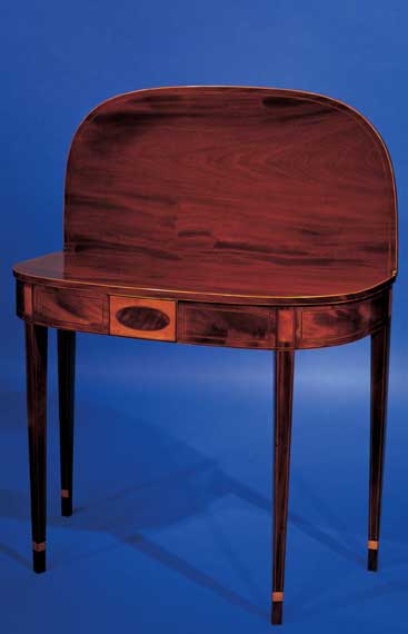 Neoclassical Inlaid Card Table