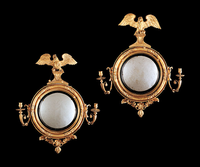 Two Girandole Mirrors