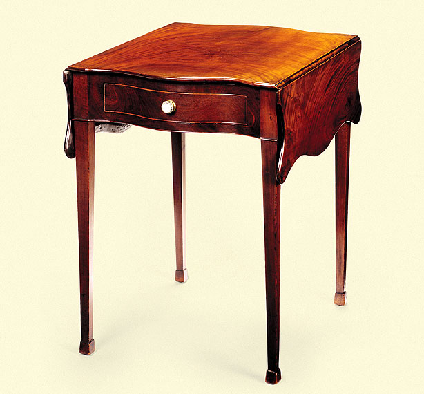 An Important Transitional Mahogany Pembroke Table