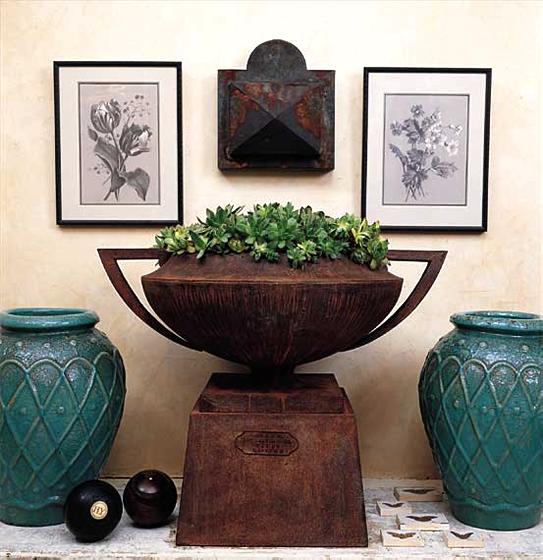 Double Handled Cast Iron Urn