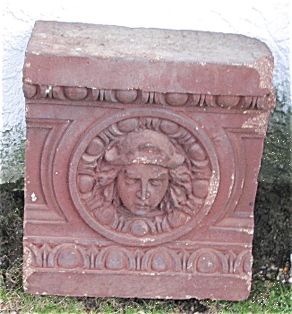 Victorian Terra Cotta Architectural Keystone