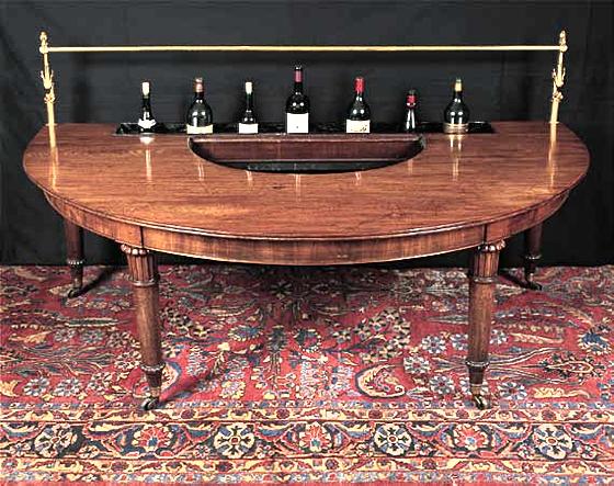 English Mahogany Hunt Table