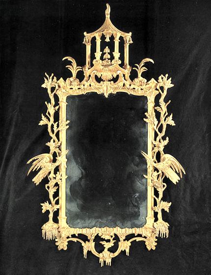 Pair of Chippendale Revival Mirrors
