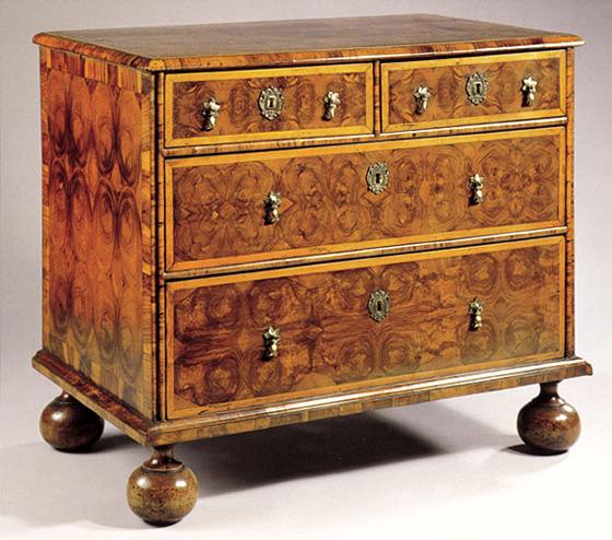 Fine William and Mary Oyster Chest