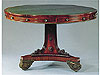 Regency Rosewood Drum Table