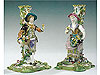 Pair of Minton Candlestick Figures